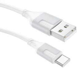 BOROFONE Cablu de date Borofone BX101, USB-A male - USB-C male, 1 m, White (6941991108280) - laptopaid