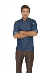 Chef Works Szakácskabát ChefWorks cipzáras EXDZ001, Kék, S