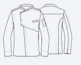 Giblor's Szakácskabát Giblor's Emanuel fehér, M