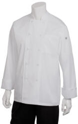 Chef Works Szakácskabát ChefWorks JLLS - fekete/fehér, Fehér, XL
