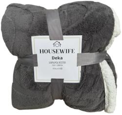  Luxus mikroplüss sherpa pléd NESTIVE világosszürke Méret: 200 x 230 cm