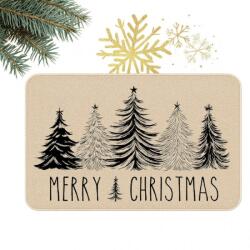  Karácsonyi lábtörlő BLACK FOREST 60x90 cm, bézs