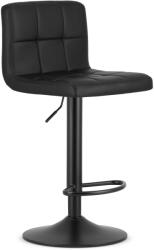  PROT ¸oko bőrből készült fekete bárszék fekete lábbal