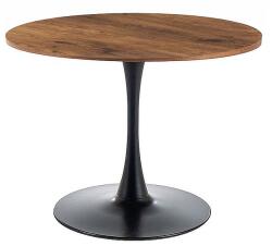  Kerek étkezőasztal AMADEO II 90x90 cm, dió dekoráció