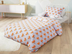  Pamut ágynemű Rókamintás fehér