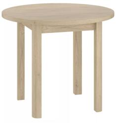  Kerek étkezőasztal ADAM 80x80 cm, Cremona Torro tölgy dekoráció