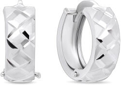 Brilio Silver Stílusos ezüst karika fülbevaló EA155W