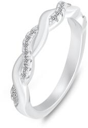 Brilio Silver Bájos ezüst gyűrű cirkónium kövekkel RI100W 52 mm