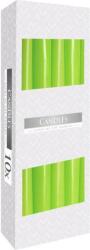 BISPOL Taper candle light green 10x53 g