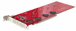 StarTech - Négy M. 2 PCIe adapterkártya - QUAD-M2-PCIE-CARD-B (QUAD-M2-PCIE-CARD-B)