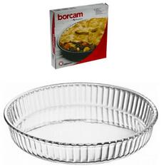 Pasabahce Borcam Jénai kerek sütőtál, bordázott szélű, 26cm (59044) (59044)