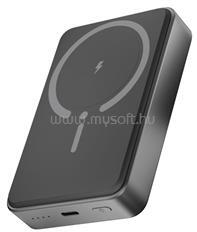 AVAX PB300 FREELY 15W mágneses vezeték nélküli Powerbank 10.000mAh + 20W USB-C (PD3.0), fekete (AVAX_PB300) (AVAX_PB300)