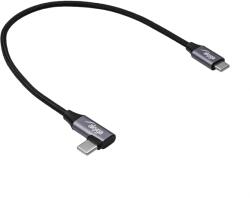 Akyga AK-USB-53 60W 30cm Type-C fonott adat- és töltőkábel (AK-USB-53) - bestbyte