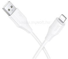 hoco. X124 adatkábel (USB - lightning, 2.4A, gyorstöltő, 100cm) FEHÉR (HOCO_X124_W) (HOCO_X124_W)