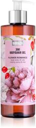 BIOBAZA 3in1 Body&Hair Gel Flower Romance sampo, kondicionáló és tusfürdő 3 in 1 400 ml