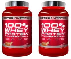 Scitec Nutrition Scitec 100% Whey Protein Professional 2x920g sós karamell