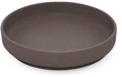 Petite&Mars Take&Match Silicone Plate tányér tapadókoronggal Bitter Cocoa 6m+