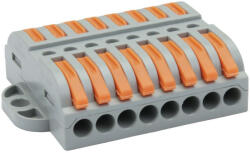 Tracon Csavar nélküli vezetékösszekötő, nyitható 0, 5-4mm2, 32A, 8p, OVOFT88 Tracon (OVOFT88)