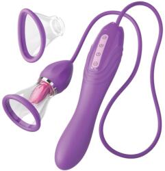 Pipedream Fantasy For Her Ultimate Pleasure Max vibrator cu stimularea clitorisului cu pompa 22.9 cm Vibrator