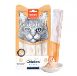 Wanpy Wanpy recompensa pisici crema de pui si crab, 5x14 g