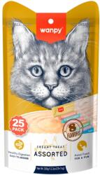 Wanpy Wanpy recompensa sos cremos pisici mix arome, 25x14 g