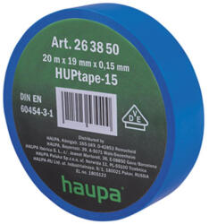 HAUPA Szigetelő szalag 19mm x 20m kék H-263850 (263850)
