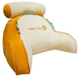 Flippy Többfunkciós párna, Flippy, ágytámla, deréktámla, közepes méretű, 60 x 40 cm, latex, csirke mintás, narancs (128774)