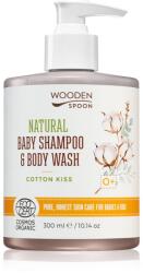 WoodenSpoon Natural sampon és tusfürdő gél gyermekeknek 2 az 1-ben 300 ml