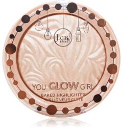 J. Cat Beauty You Glow Girl iluminator compact culoare 111 Seaside Frost 8.5 g