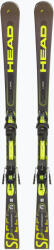 HEAD Supershape e-Speed SW SF-PR + PRD 12 fekete/neonsárga downhill sílécek