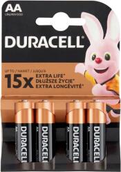 Duracell AA LR6/MN1500 alkáli elemek 4 db