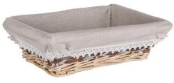 Banquet Kenyérkosár szövetbéléssel és csipkés szegéllyel, 26 x 18 cm, Banquet 63940542 (63940542)