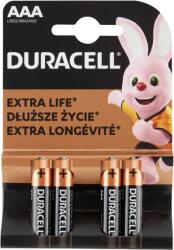 Duracell AAA LR03/MN2400 1, 5 V alkáli elemek 4 db