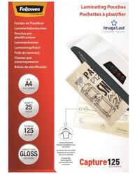 Fellowes meleglamináló fólia, 125 mikron, A4, fényes, 25 db (IFW53963) - emag