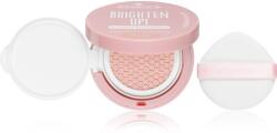 essence BRIGHTEN UP! Cushion Foundation burete cu machiaj matifiant culoare 02 Ivory 12 g