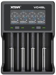 XTAR VC4SL akkumulátor töltő Li-ion Ni-MH Ni-CD akkumulátorokhoz (VA23840BG-BG-001V)