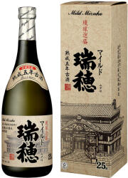  Mizuho 5 éves Ryukyu Awamori Japán Rizspárlat 0.72l 25%