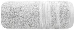 Eurofirany JUDY2 kéztörlő 50x90 ékezetes élekkel, fényes fonallal Ezüst (138354)
