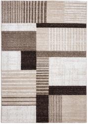 CORTINATEX Madrid B001A_FMA66 bézs-barna modern mintás szőnyeg 80x150 cm (b001a66_080150)