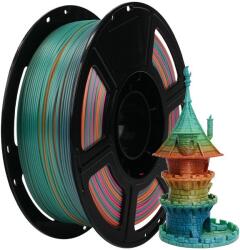Flashforge PLA Silk 1, 75mm 1kg Rainbow Candy (90011608001)