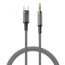 XO Design Cablu Audio USB-C - 3.5mm XO Design NB-R279B, 1m, Negru