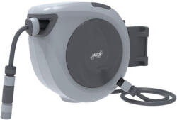  Kerti locsolótömlő automata dobbal, cserélhető fejekkel - 35 m (ZHO9708)