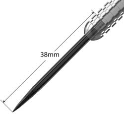 Harrows Varf darts metalic Harrows, negru, 38mm (ABH0041)