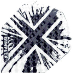 Harrows Fluturas darts Harrows Dimplex steag englezesc, negru (HTD4005)