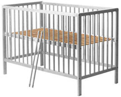 Hubners Patut copii din lemn Dominic 120x60 cm alb (PHDOM12AL) - mansarda-copiilor