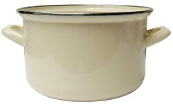 Emalia Olkusz Zománcozott Fazék - 18 cm, 2.6 l, Krém (5904134610812)