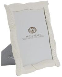 Mauro Ferretti Fehér üveg és gyanta képkeret, 19, 8 x 2 x 24, 8 cm, Snake Mauro Ferreti (372630003)
