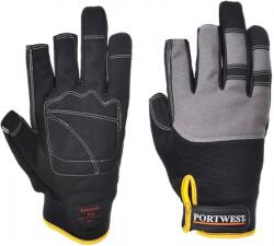 Portwest Manusa Powertool pro Portwest, negru, marimea M, rezistenta impact A740BKRM