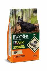 Monge BWild Grain Free Mini Adult 2, 5kg gabonamentes teljes értékű eledel kistestű felnőtt kutyáknak kacsahússal és burgonyával (149285)