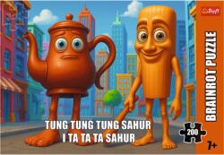 Trefl Brainrot: Tung Tung Tung Sahur I Ta Ta Ta Sahur 200db-os puzzle (13364)